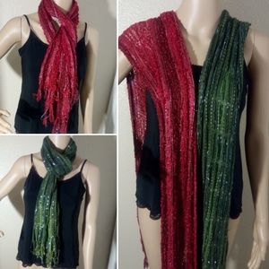 Set of 2 Hippie Festival Boho Scarves